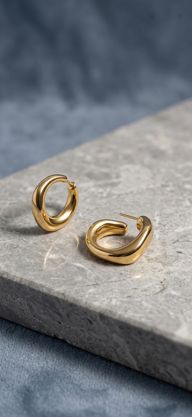 Dynasty Huggie Hoops